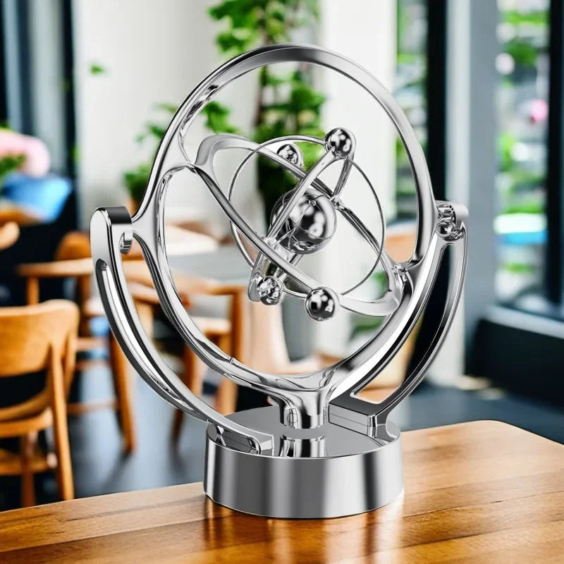 USB or Battery-Powered Kinetic Orbit Desk Ornament