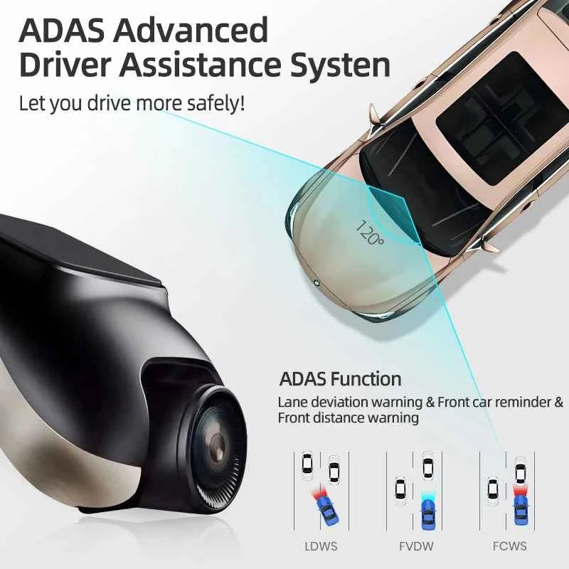 1080P Hidden Dash Cam with Rear Camera