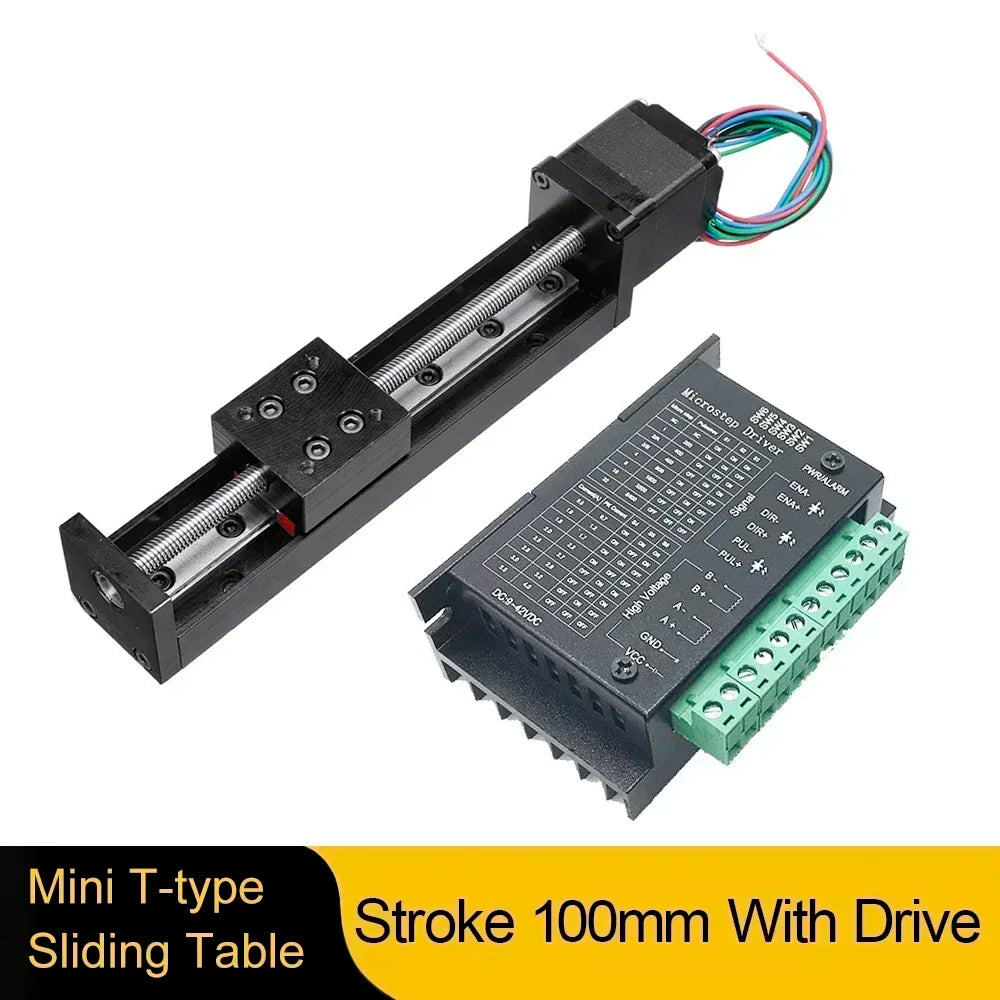 Kleines Linear-Schiebestage mit NEMA11 Motor - Optionen