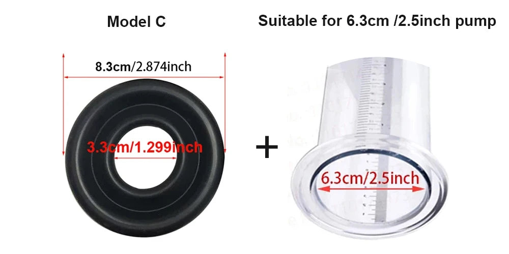 Acrylic Penis Pump Manual Vacuum Penis Enlarger