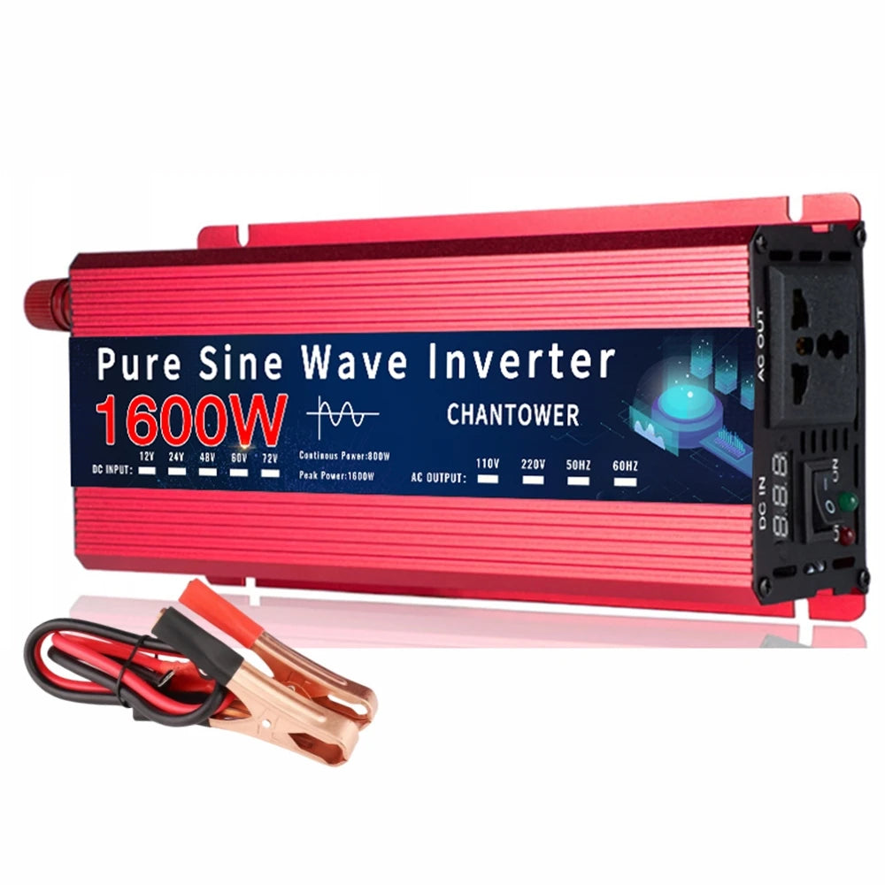 Pure Sine Wave Inverter 12V to 220V 3000W