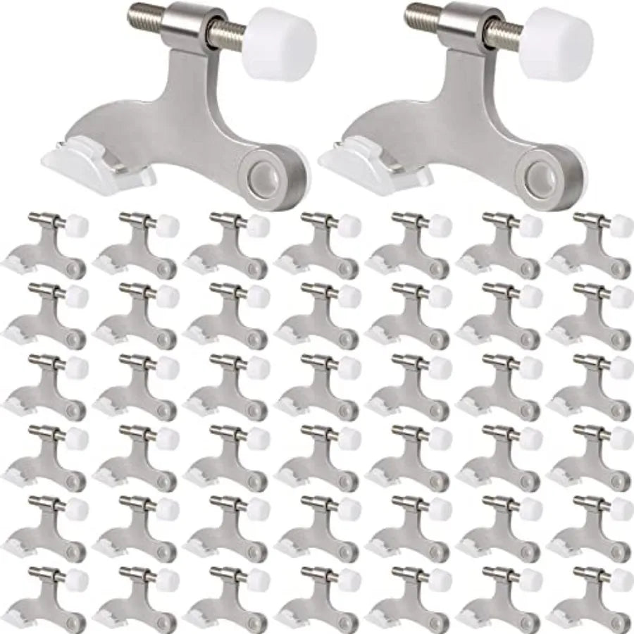 48-Pack Adjustable Hinge Pin Door Stops with Rubber Tips