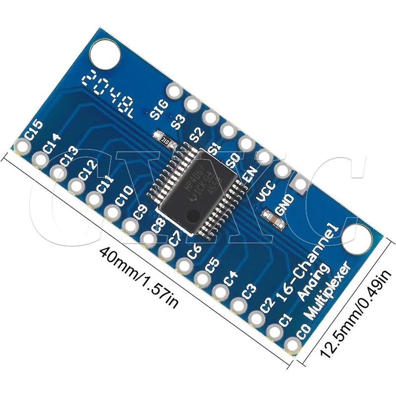 CD74HC4067 16-Channel Multiplexer Boards - 10 Pack