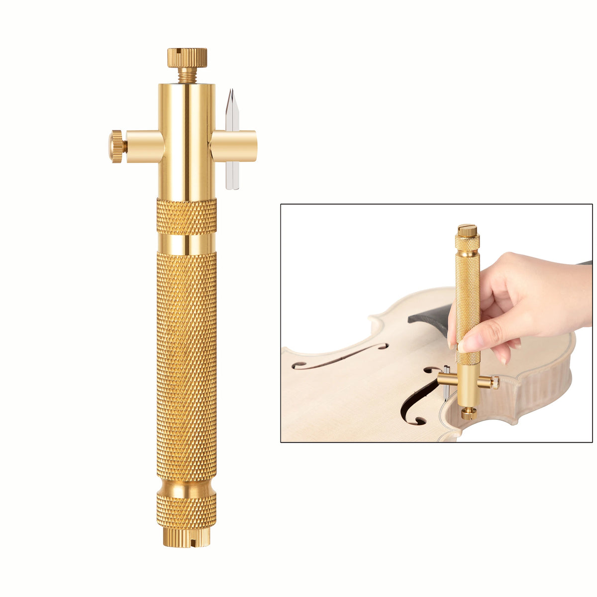 Purfling Groove and Cleanup Tools for Violin and Cello