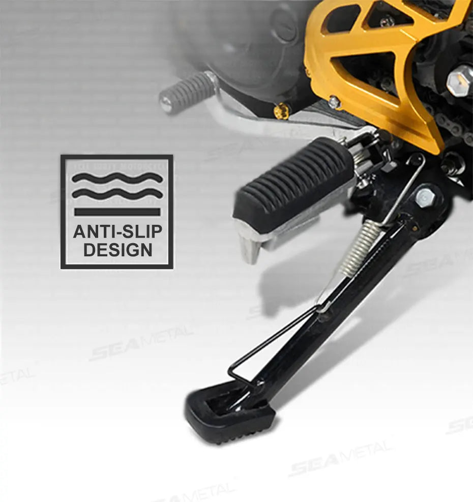 BLALION Motorcycle Stand Pad Kickstand Rubber Support Plate Outdoor Parking Motorbike Foot Side Stand Base Kickstand Holder Pad