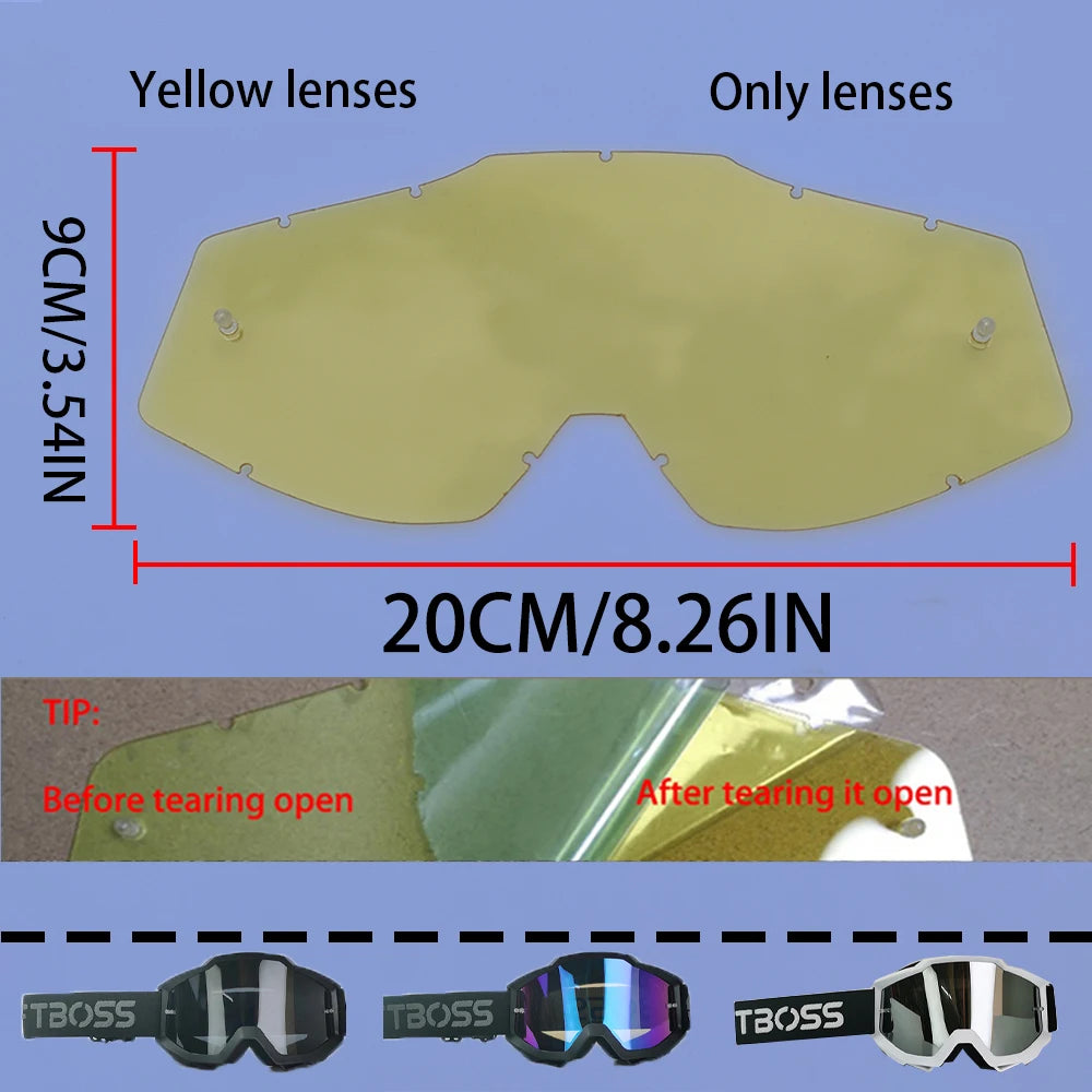 Motorcycle Goggles Dustproof Racing Glasses for Men & Women