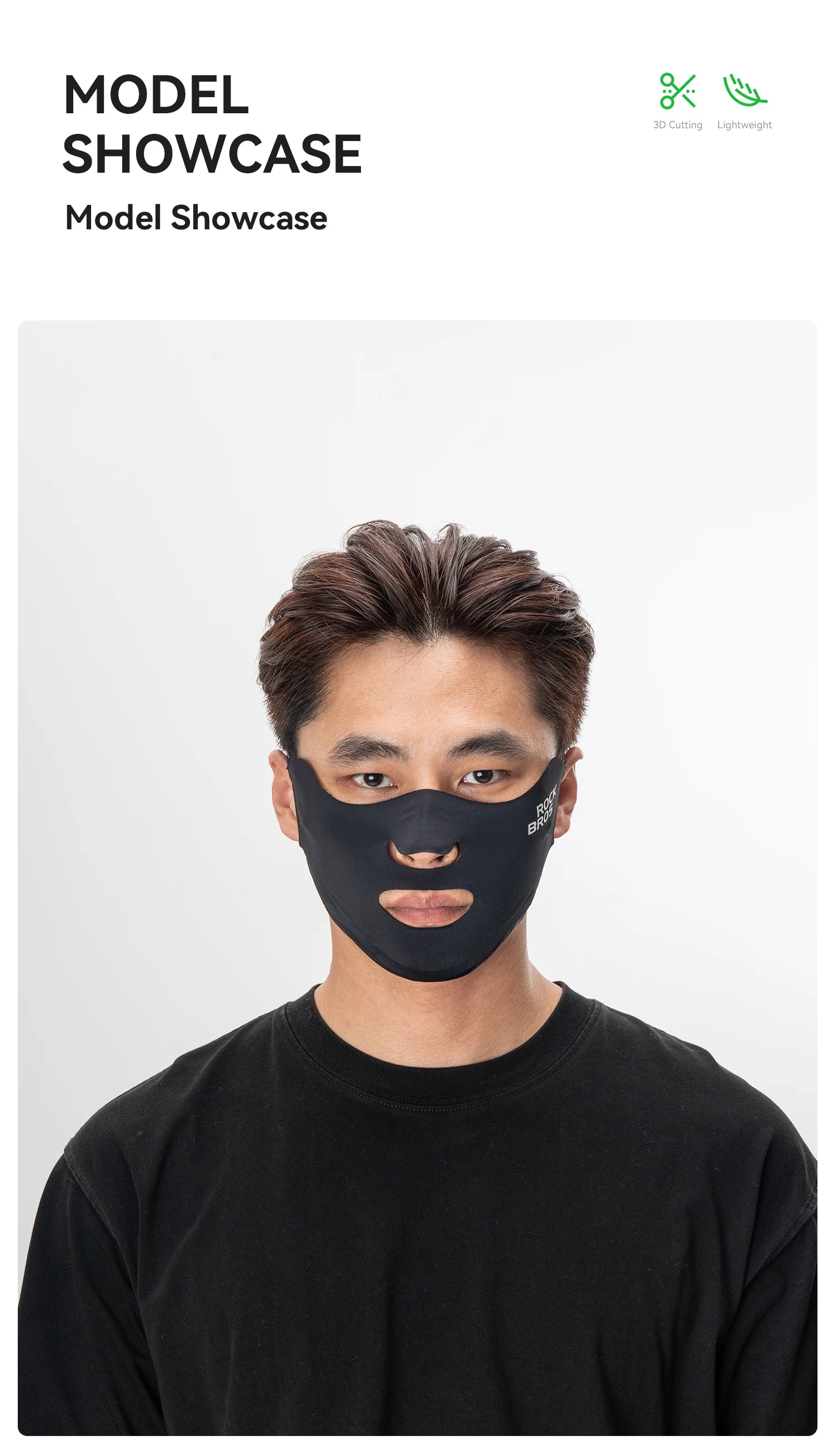 UPF50+ Ice Silk Cycling Face Mask for Sun Protection