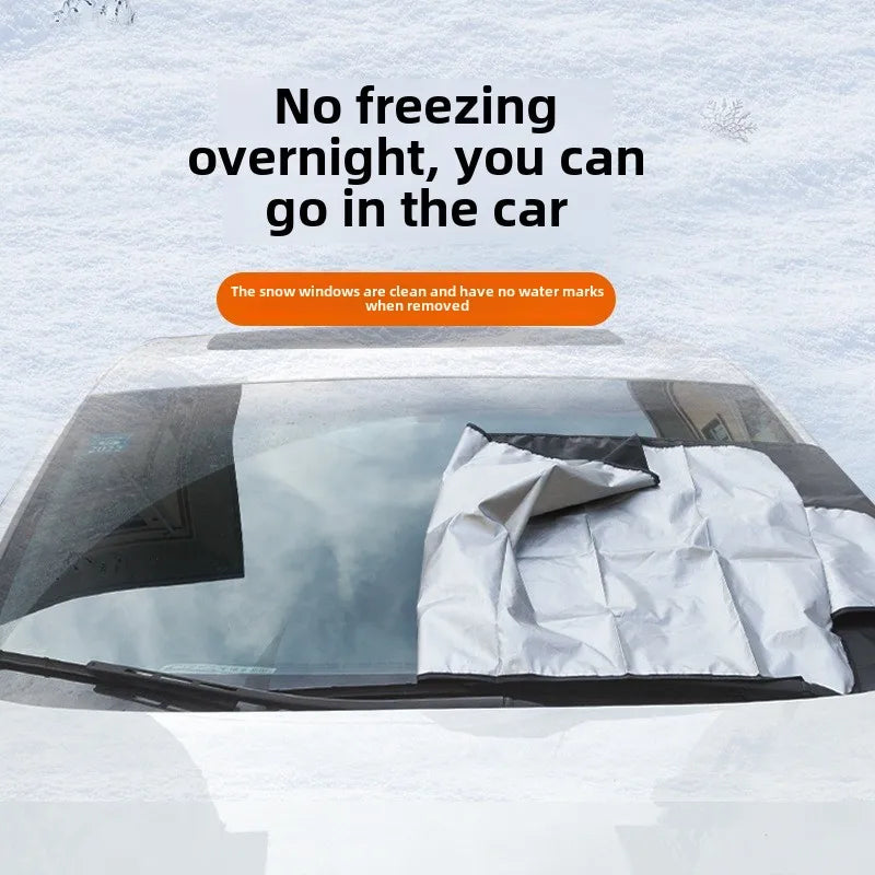 Car Windscreen Cover for Snow and Ice, Polyester, Waterproof