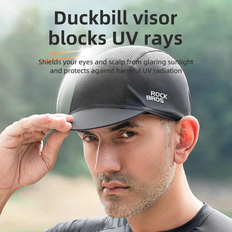 Ultra-Light Mesh Cycling Cap for Breathable Sun Protection
