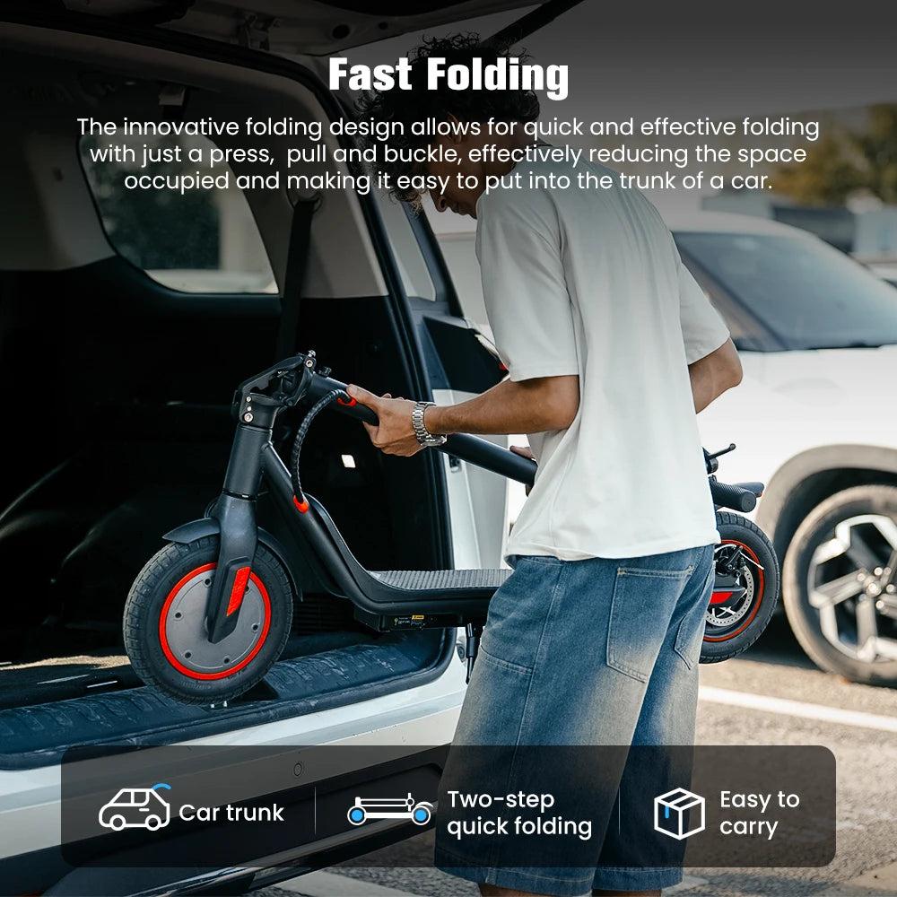 iScooter i9M Electric Scooter with 500W Motor and Pneumatic Tires