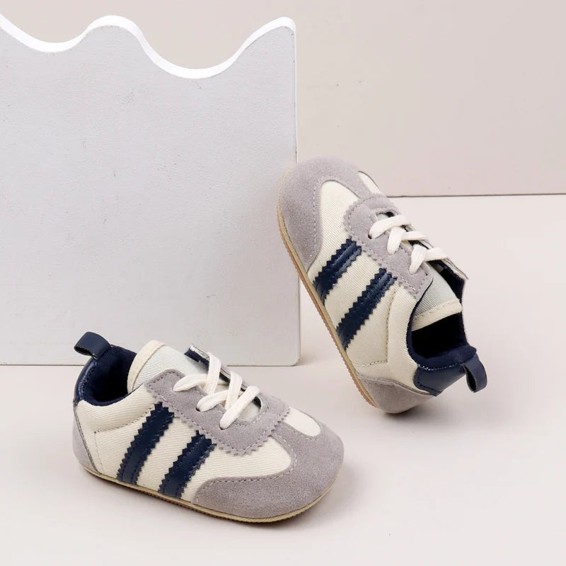 Baby Casual Sports Shoes with PVC Sole