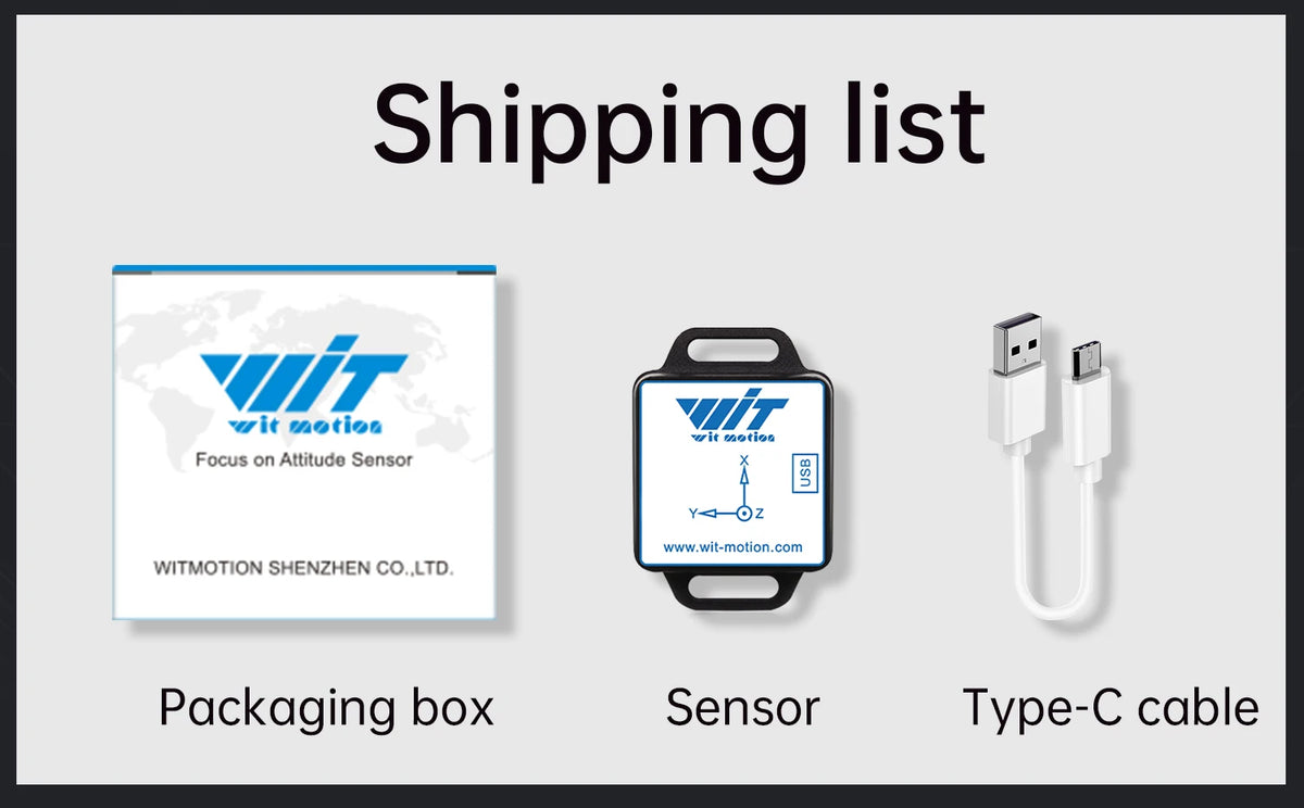 WT901 Wi-Fi Nine-Axis Motion Sensor - Options