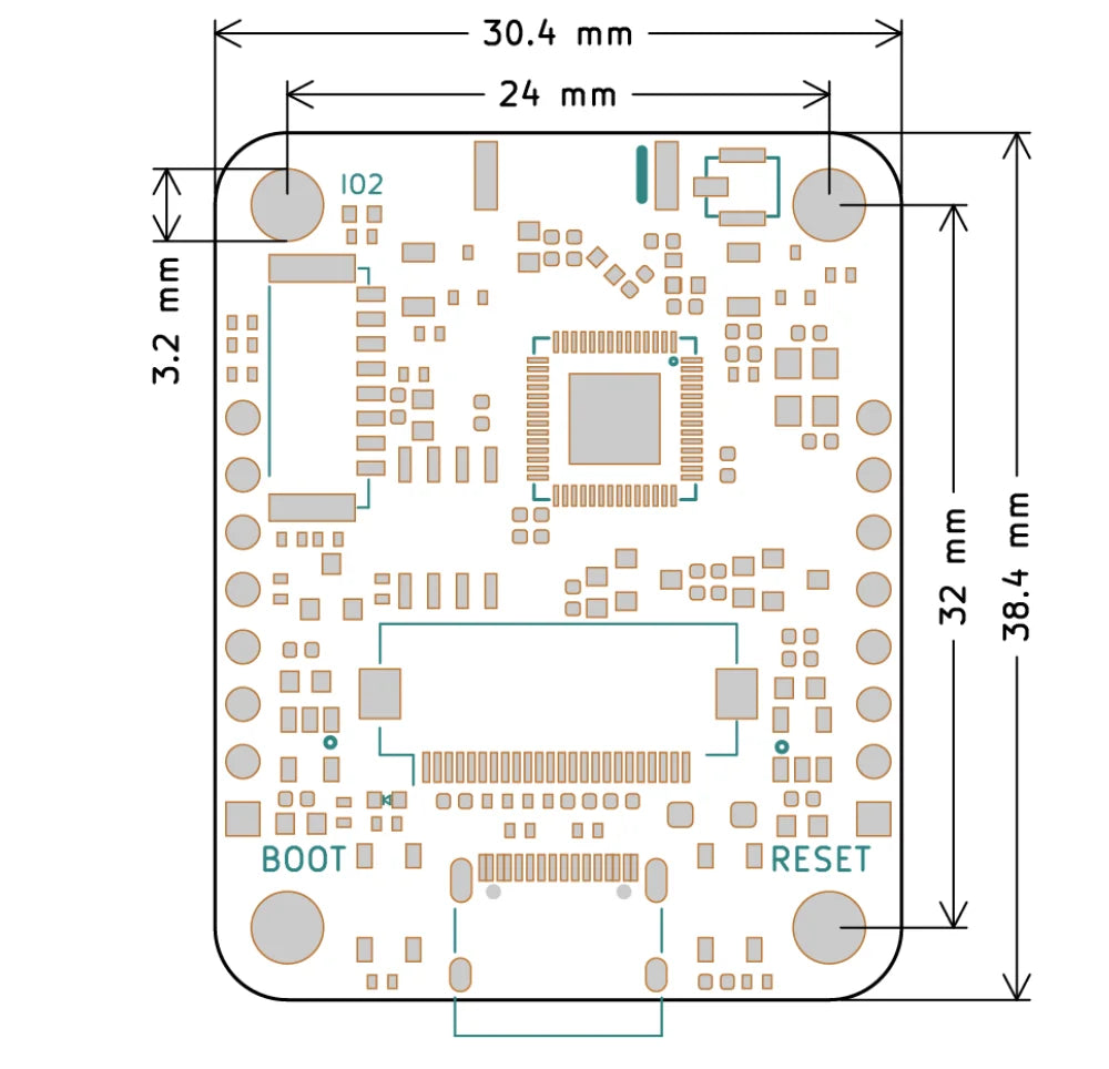 Razvojna plošča ESP32-S3 s kamero in priključkom USB-C