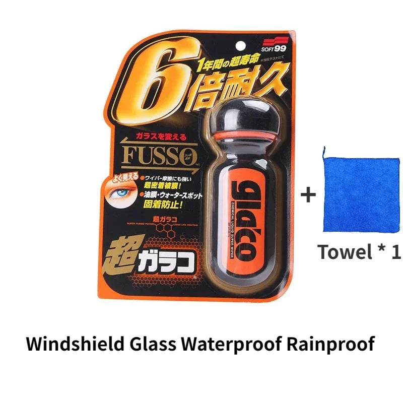 100ml Soft99 Car Windshield Oil Film Removal Rain Repellent Car Japan Glaco Coat Glass Antirain Coating Anti-rain Treatment