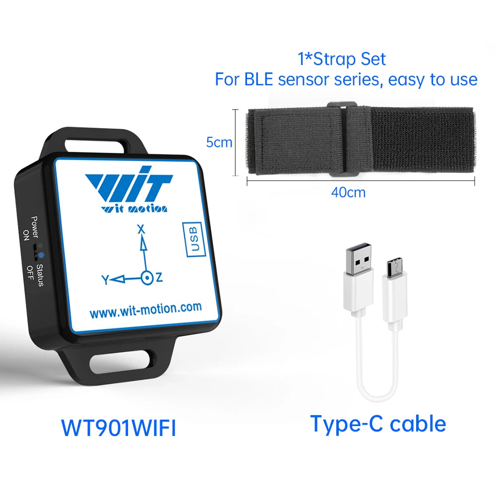 WT901 Wi-Fi Nine-Axis Motion Sensor - Options