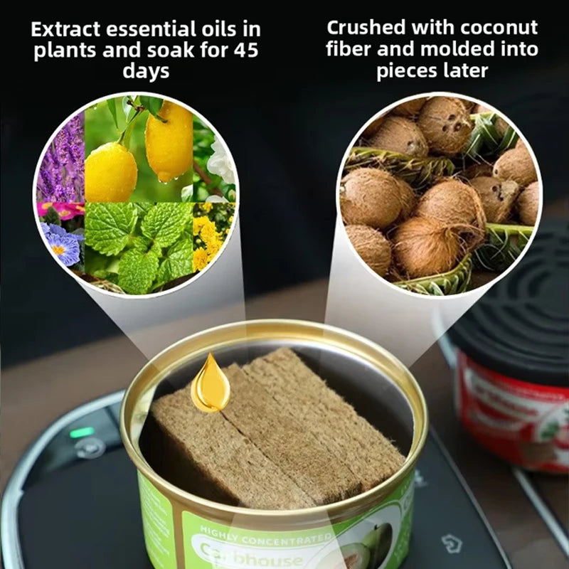 Auto Lufterfrischer Parfüm Geruchsneutralisator Geräusch Block Holzblock Lang anhaltende Auto Aromatherapie Heimschrank Deodorant Vorrat