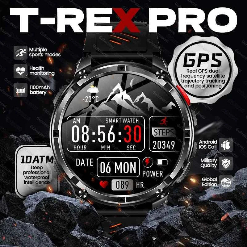 Outdoor Bluetooth Calling Smartwatch with Compass & Flashlight