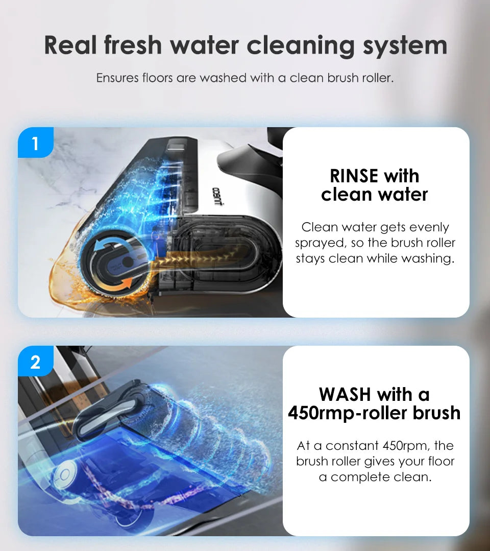 Tineco Floor One S5 Combo Υγρό Στεγνό Ηλεκτρική Σκούπα