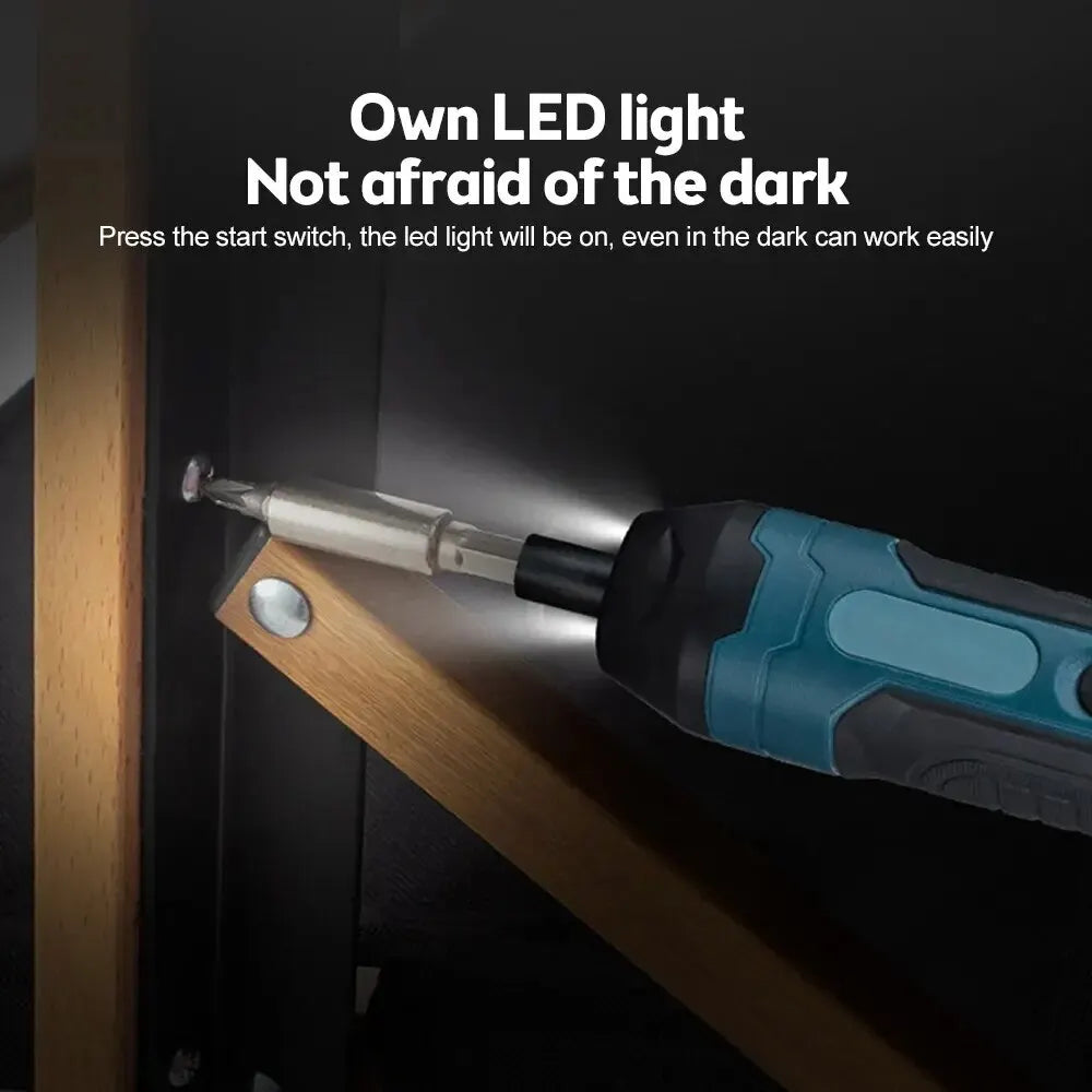 Rechargeable Cordless Screwdriver - Kit Options
