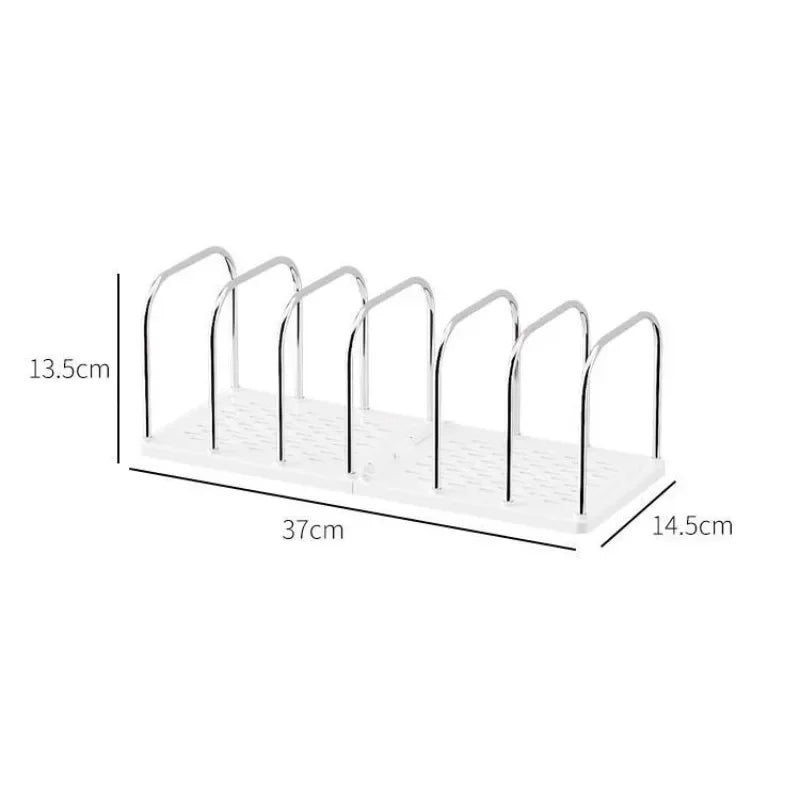 Desktop Bookshelf with Non-Slip Base for Desk Storage