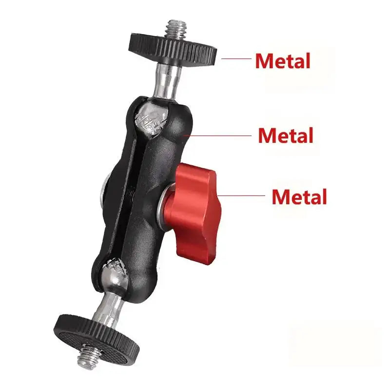 Camera Super Clamp with Double Ball-Head Arm