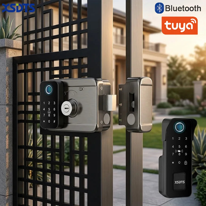 Bluetooth Smart Rim Lock with Access Options