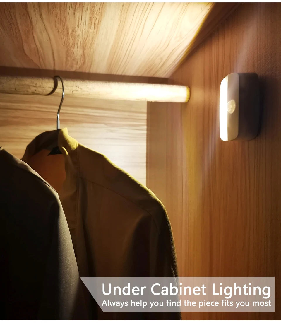 Battery Motion-Sensor Night Lights - Multipacks