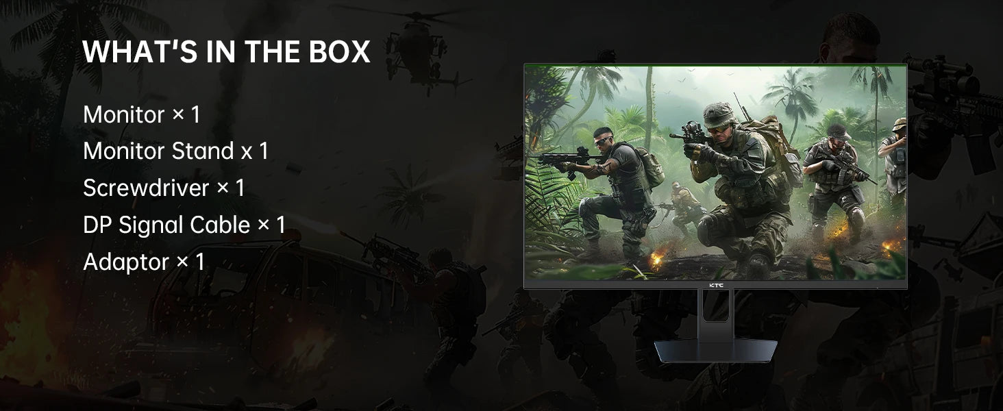 KTC H27T22C 27" Gaming Monitor 180Hz QHD Fast IPS