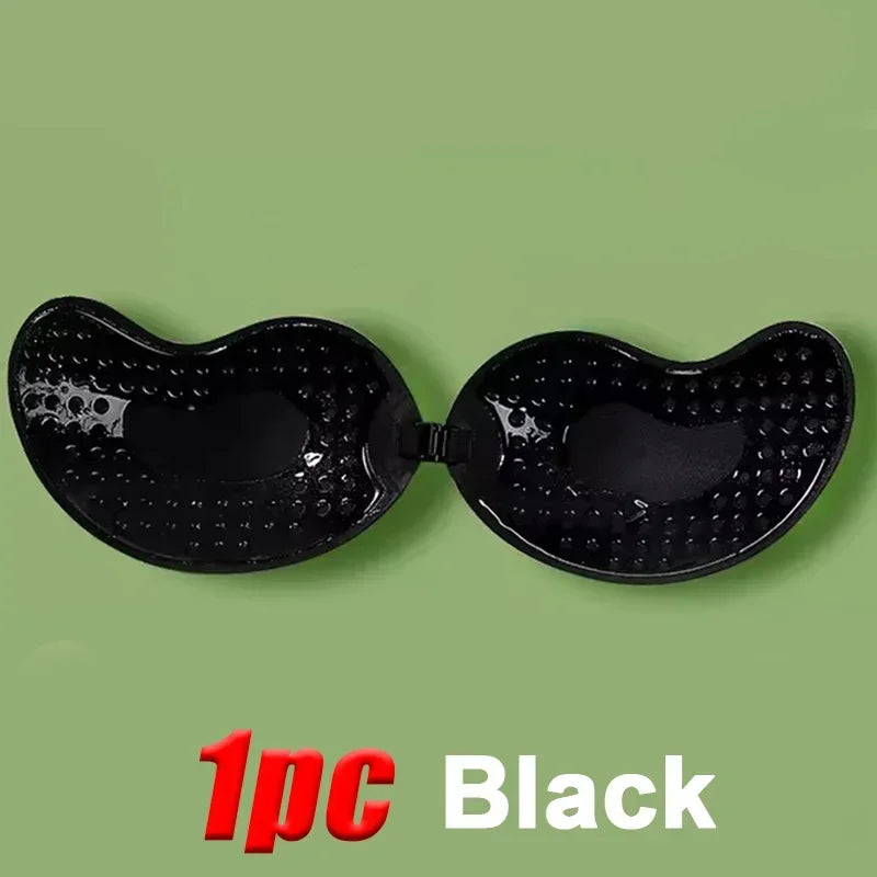Reggiseno adesivo senza bretelle con chiusura frontale