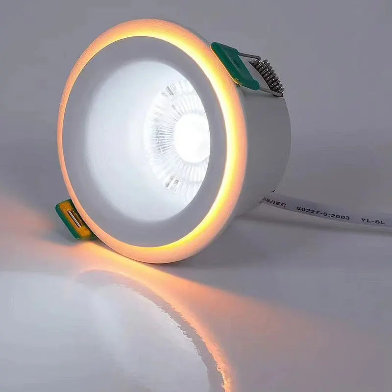 Recessed LED Downlight with Decorative Centre and Edge Light