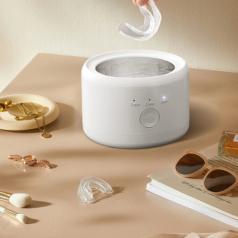 Ultrasonic Cleaner for Jewelry, Glasses & Dentures USB Rechargeable