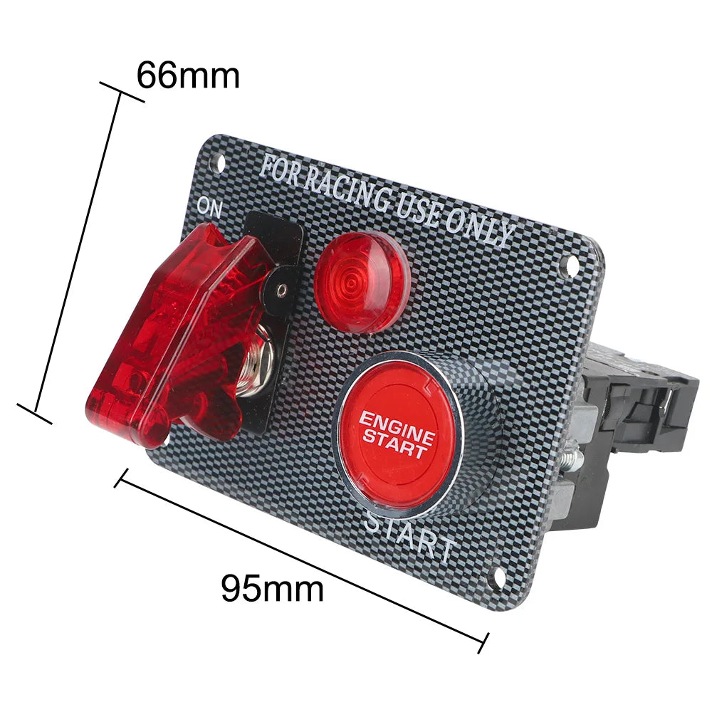 12 V Engine-Start Switch Panel with Relay