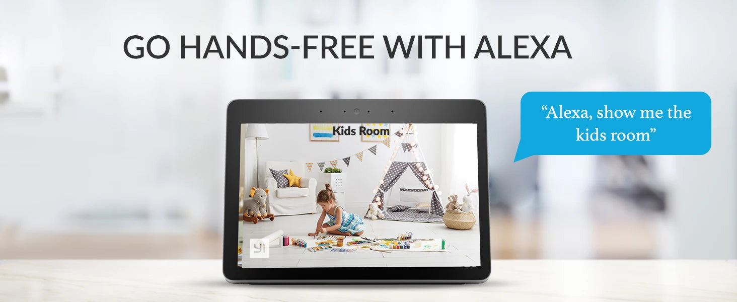 YI Pro Home 2K Wifi Surveillance Camera 3MP IP CCTV Smart Home Baby Pet Monitor Security Protection Compatible with Alexa