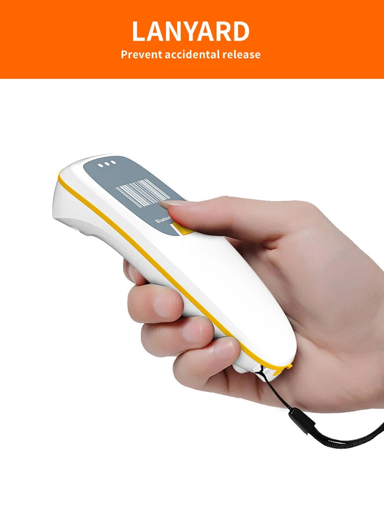 Scanner de codes-barres 2D Bluetooth de poche