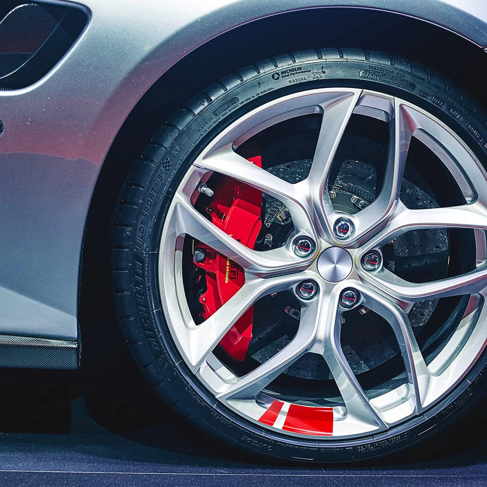 6PCS car wheel hub decoration car stickers electric motorcycle wheel hub stickers decoration a variety of models available.