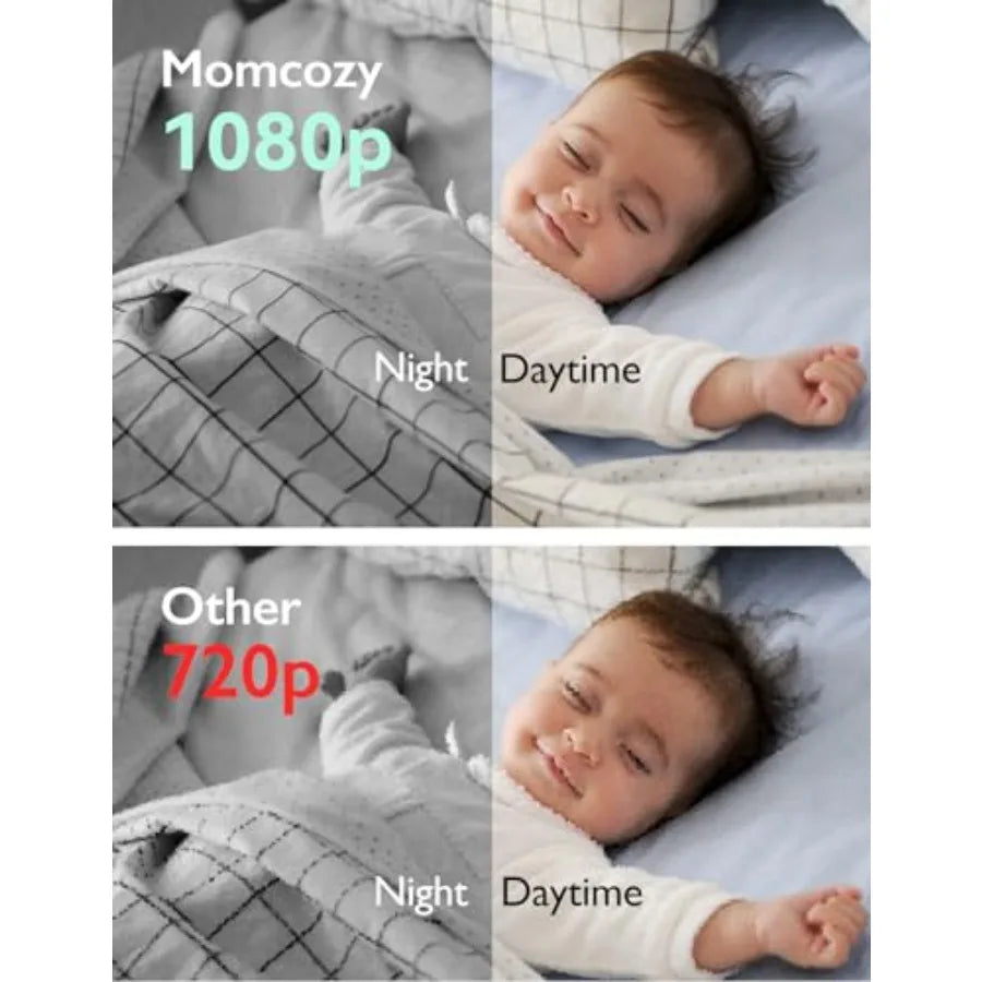 1080P Wireless Video Baby Monitor with 2-Way Audio