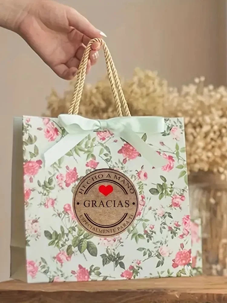 Gracias Gift Stickers – Handmade Scrapbook & Stationery Labels