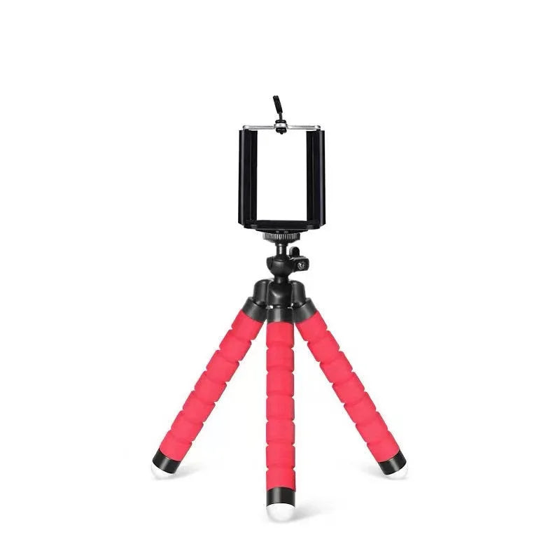 Flexible Mini Phone Tripod with Clip & Ball Head