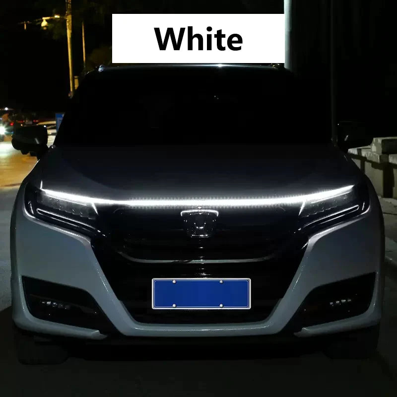 Bande lumineuse LED flexible 12V pour capot de voiture