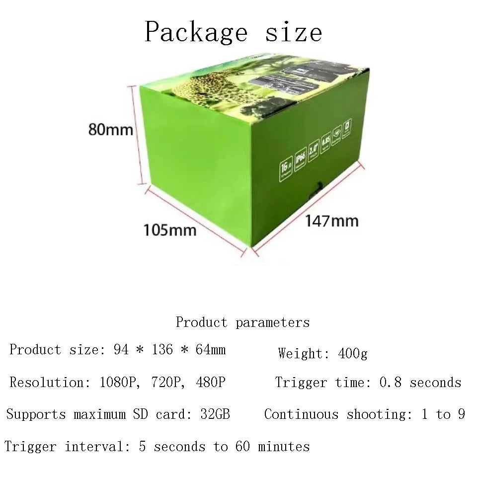 Bewegingsgeactiveerde wildcamera