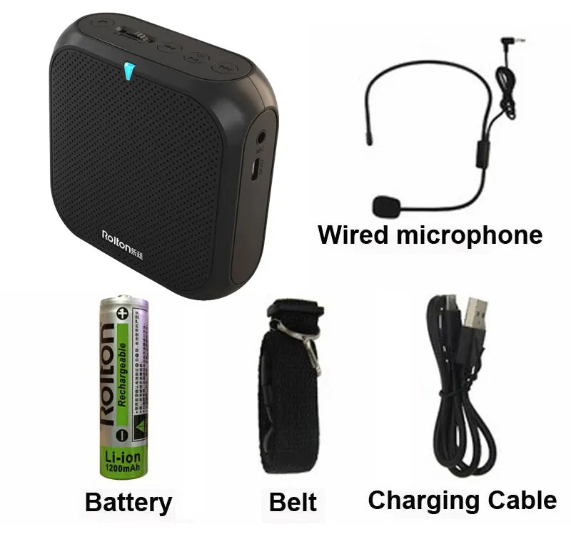 Amplificator de voce portabil cu cască / microfon