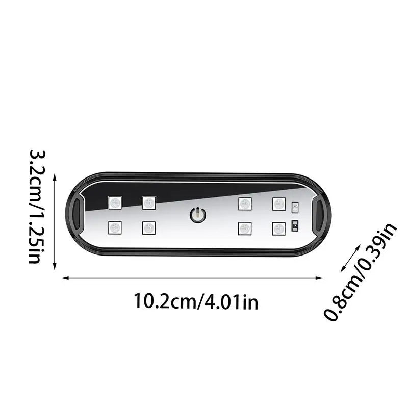 USB Rechargeable Magnetic Car Door Light with Seven Colours