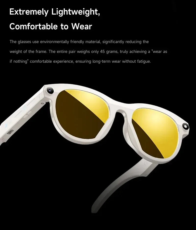 AI Smart Glasses with 8K Camera, Translation & Bluetooth Calls