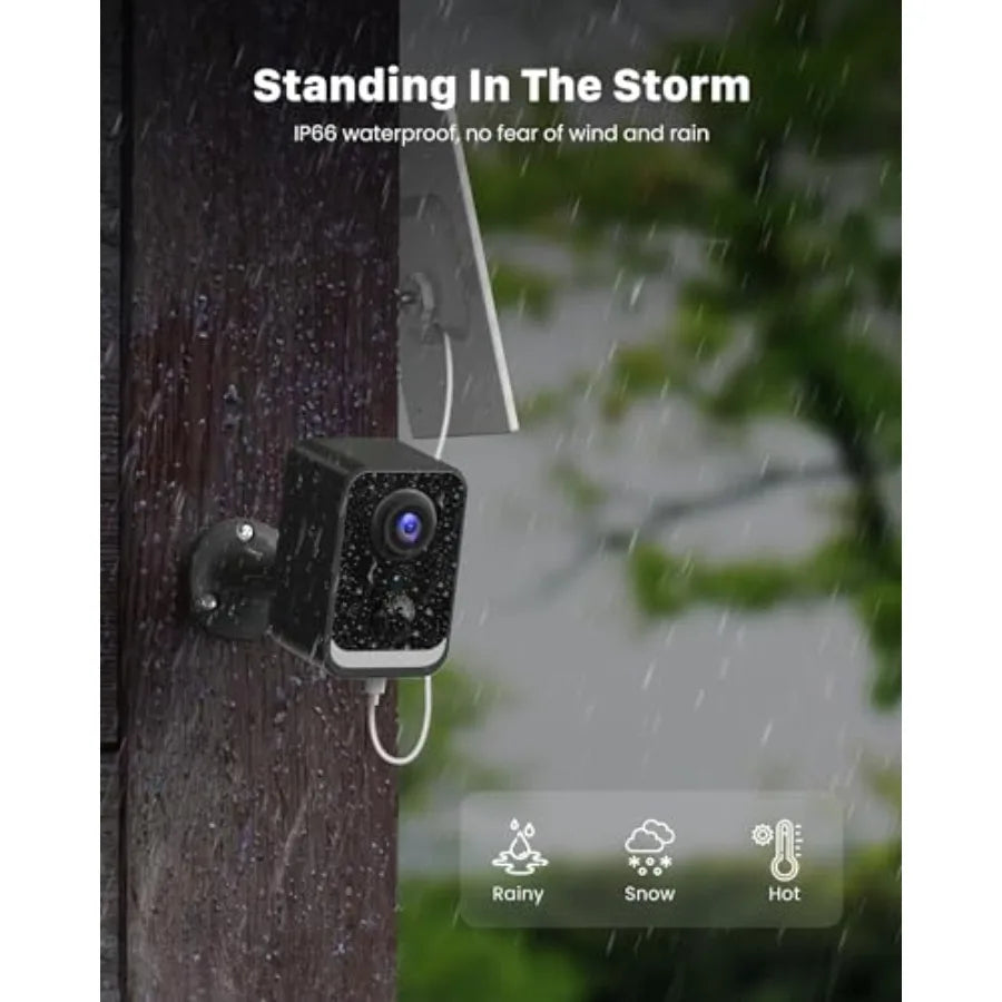 Wireless Outdoor Security Cameras for Solar-Powered Home Surveillance