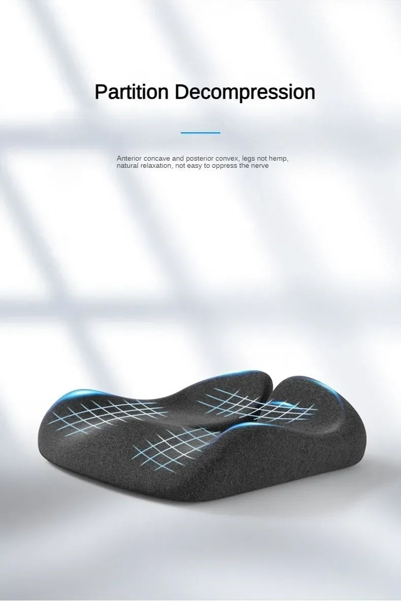 Tailbone Sciatica Back Pain Relief Comfort Office Chair Car Seat Cushion Non-Slip Orthopedic Memory Foam Coccyx Cushion