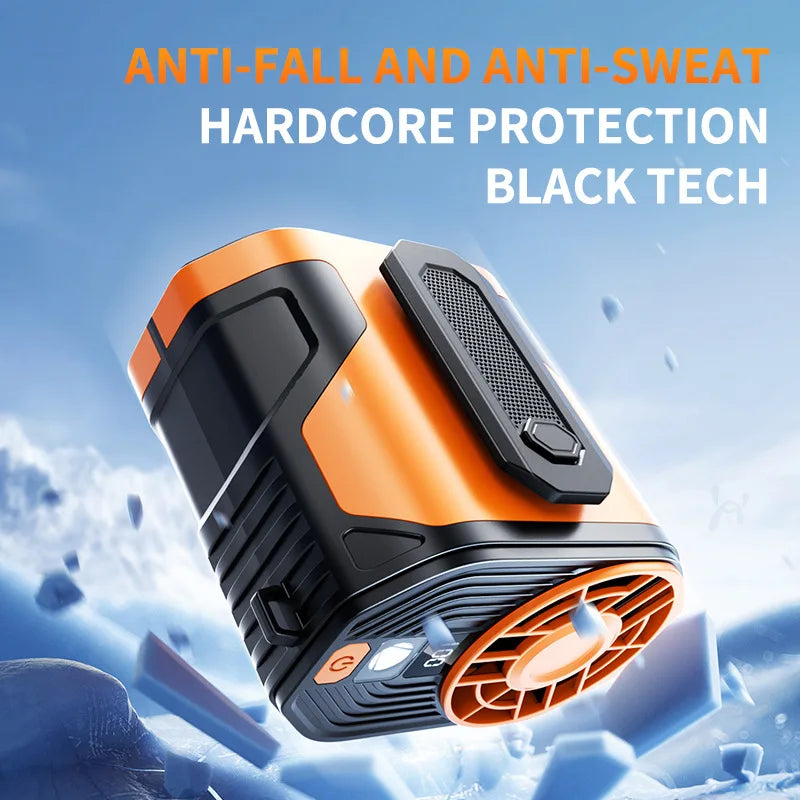 Xiaomi 2025 Waist-hanging Fan High-speed Portable Waist-clip Outdoor Construction Site Cool Down USB Mini Neck-hanging