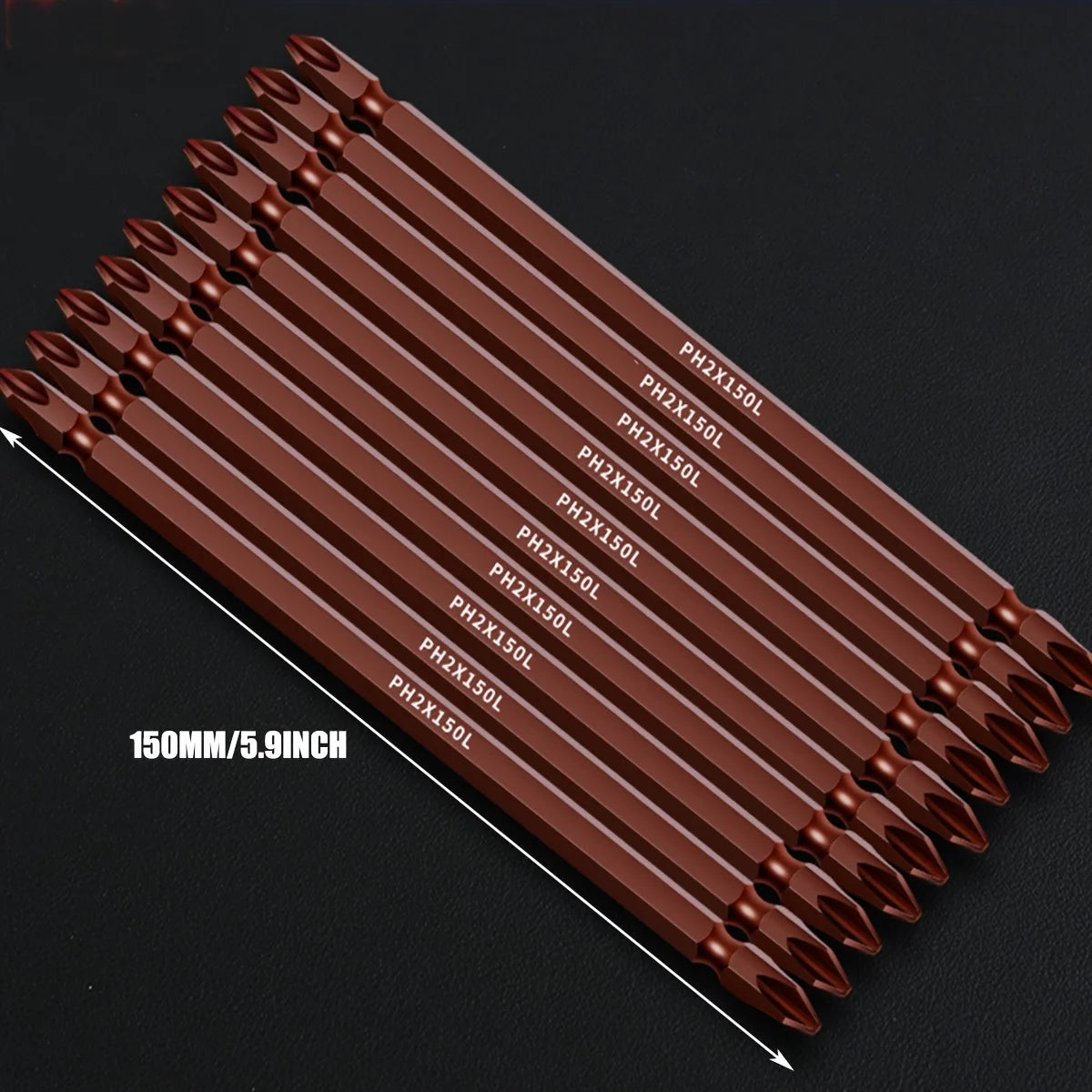 150 mm Double-Ended Phillips Screwdriver Bits