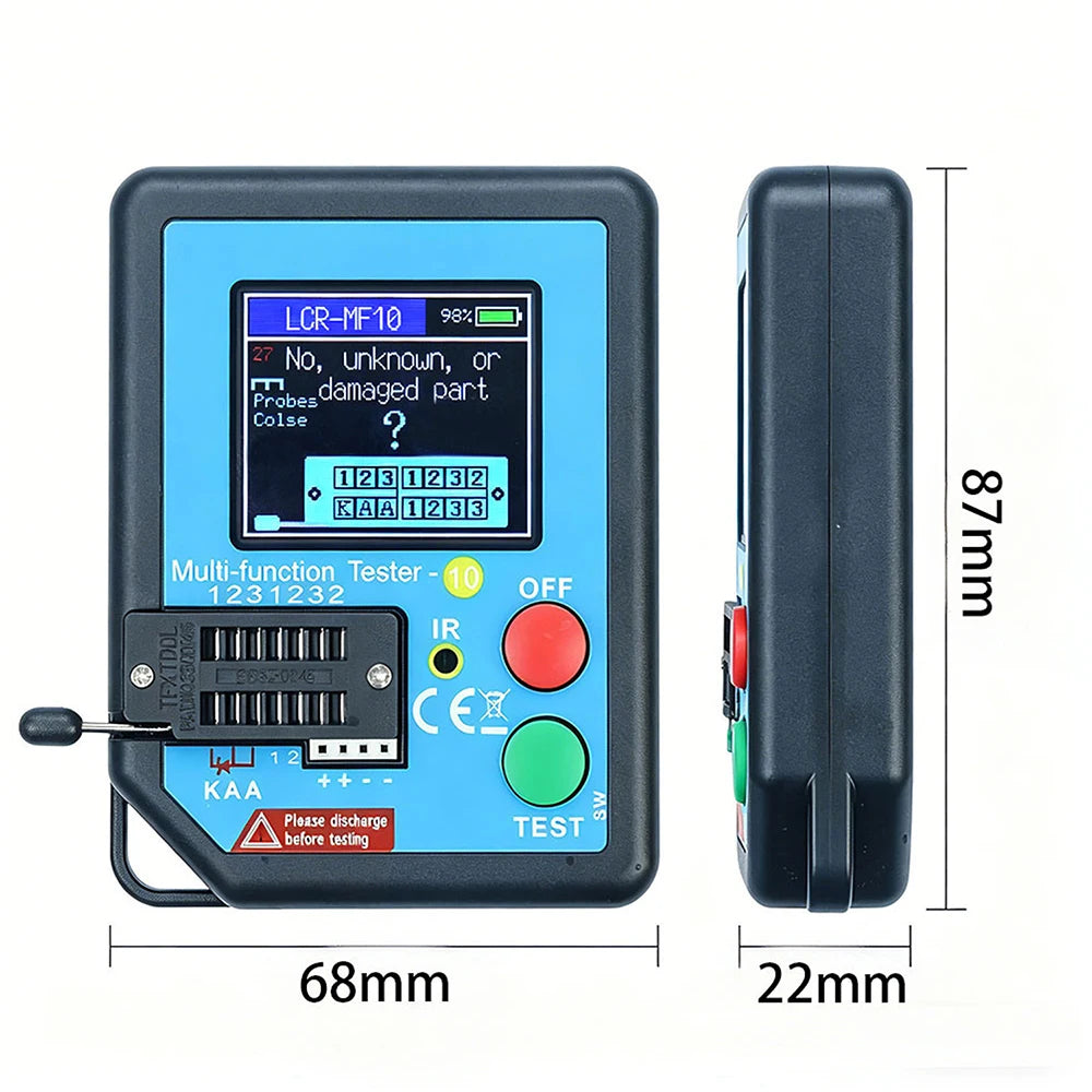 LCR-MF10 Elektronikkomponententester