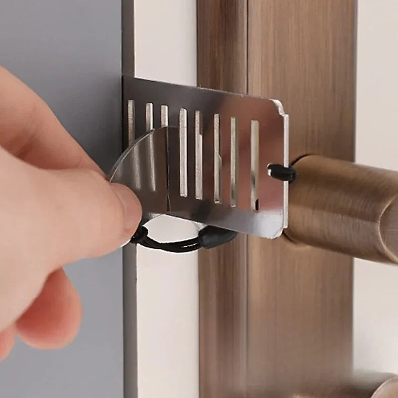 Portable Door Security Accessory, Pictured Pair