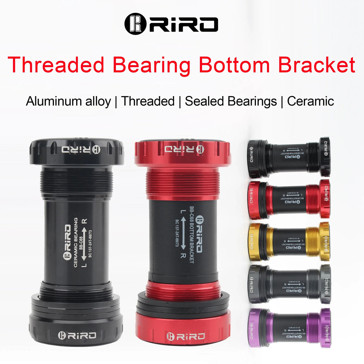 M68 Bottom Bracket for 24mm Crank Spindles